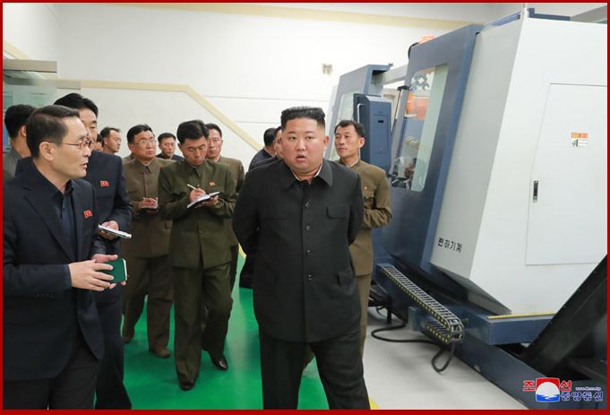 金正恩党委員長が妙香山医療器具工場を現地指導